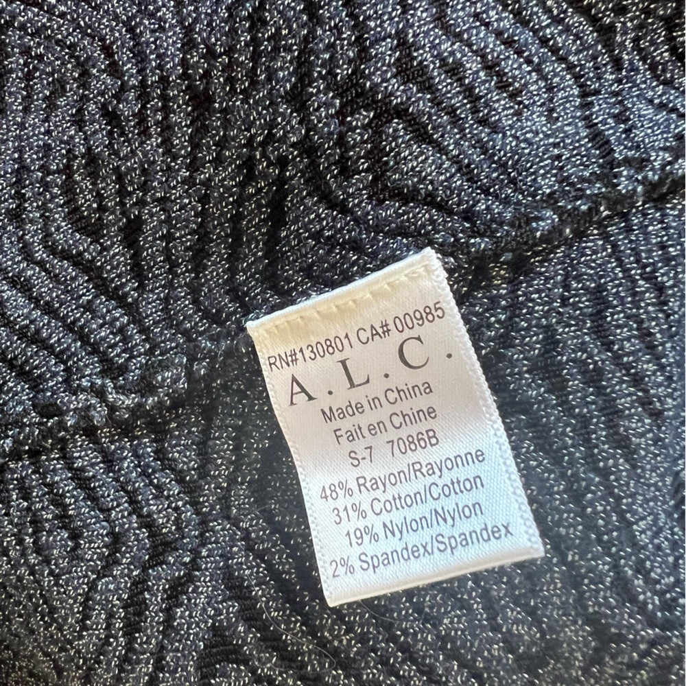 NWT A.L.C. ‘Deele’ Knit Flare Mini Dress • S - Picture 6 of 7